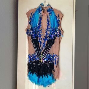 Beautiful Rhythmic Gymnastics leotard. For girls 12-15 yo
